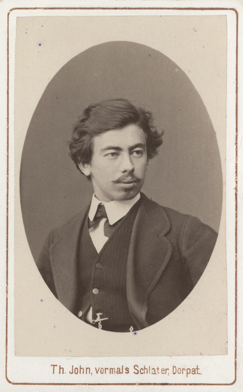 Korporatsioon "Estonia" liige August Frey, portreefoto