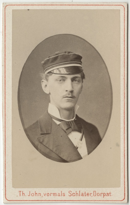 Määratlemata korporatsioon "Estonia" liige, portreefoto