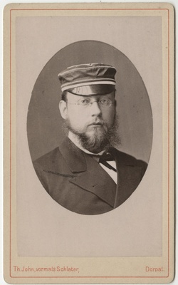 Korporatsioon "Estonia" liige krahv Michael Sollogub, portreefoto  duplicate photo