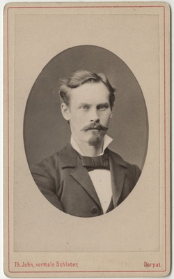 Korporatsioon "Estonia" liige Louis Haudelin, portreefoto  duplicate photo