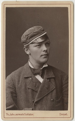 Korporatsioon "Estonia" liige Konstantin von Renteln, portreefoto  duplicate photo