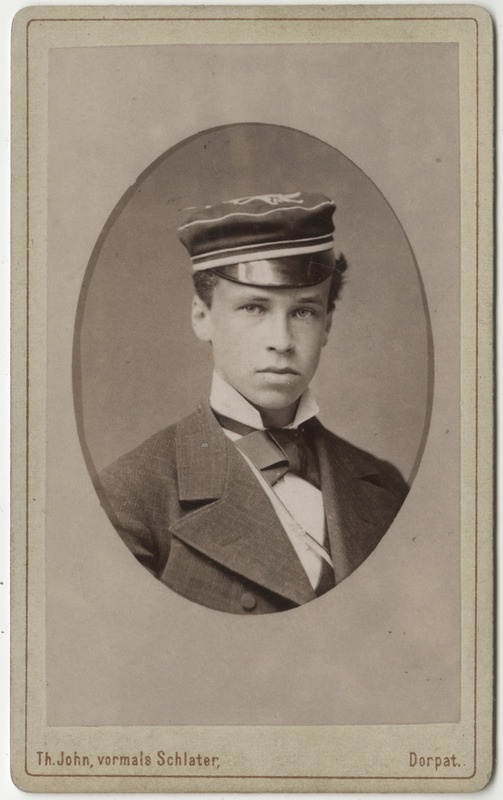 Korporatsioon "Estonia" liige Paul von Mühlendahl, portreefoto