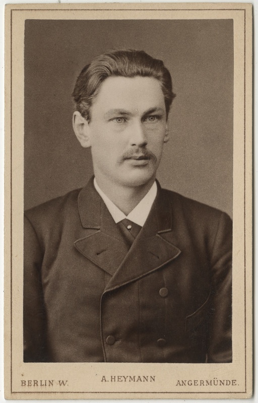 Korporatsioon "Estonia" liige Jakob von Samson-Himmelstjerna, portreefoto