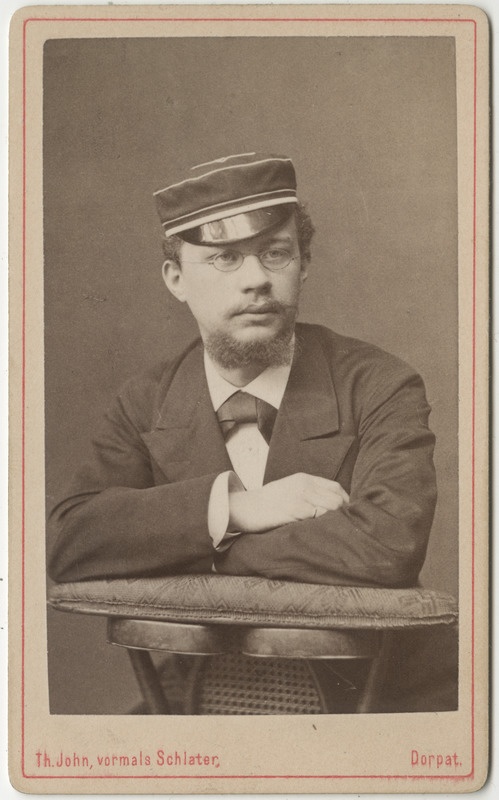 Korporatsioon "Estonia" liige Friedrich Ottho, portreefoto