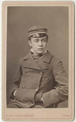 Korporatsioon "Estonia" liige Paul Loppenowe, portreefoto  duplicate photo