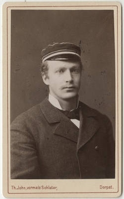 Korporatsioon "Estonia" liige Arthur Jahnentz, portreefoto  duplicate photo