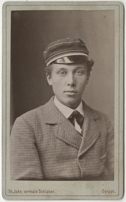 Korporatsioon "Estonia" liige parun Alfred Schilling, portreefoto  duplicate photo