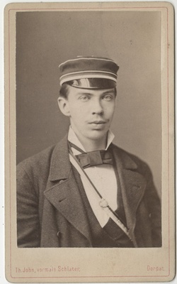 Korporatsioon "Estonia" liige Ernst von Samson-Himmelstjerna, portreefoto  duplicate photo