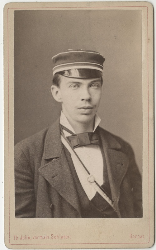 Korporatsioon "Estonia" liige Ernst von Samson-Himmelstjerna, portreefoto