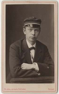 Korporatsioon "Estonia" liige Konstantin von Wistinghausen, portreefoto  duplicate photo