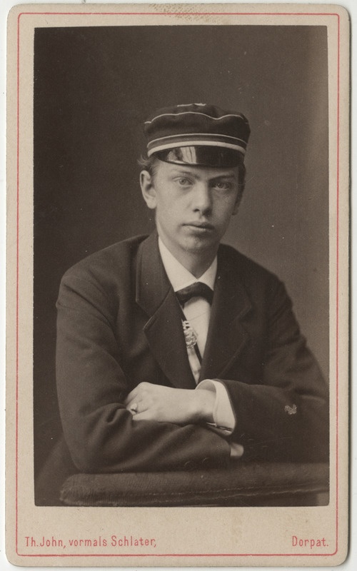 Korporatsioon "Estonia" liige Konstantin von Wistinghausen, portreefoto