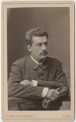 Korporatsioon "Estonia" liige Robert von Voigt, portreefoto  duplicate photo