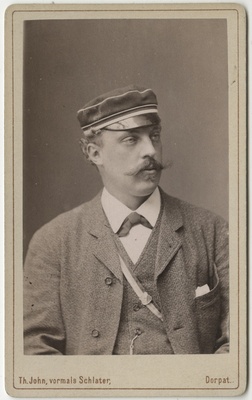 Korporatsioon "Estonia" liige Konstantin Müller, portreefoto  duplicate photo