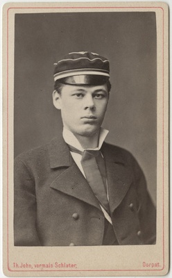 Korporatsioon "Estonia" liige Oswald Fehst, portreefoto  duplicate photo