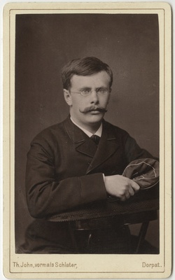 Korporatsioon "Estonia" liige Eduard von Bodisco, portreefoto  duplicate photo