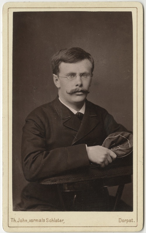 Korporatsioon "Estonia" liige Eduard von Bodisco, portreefoto