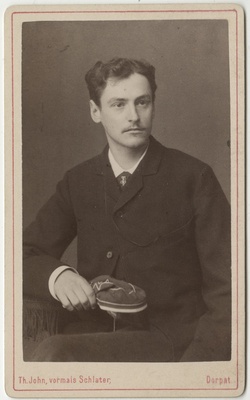 Korporatsioon "Estonia" liige Nikolai von Schulmann, portreefoto  duplicate photo