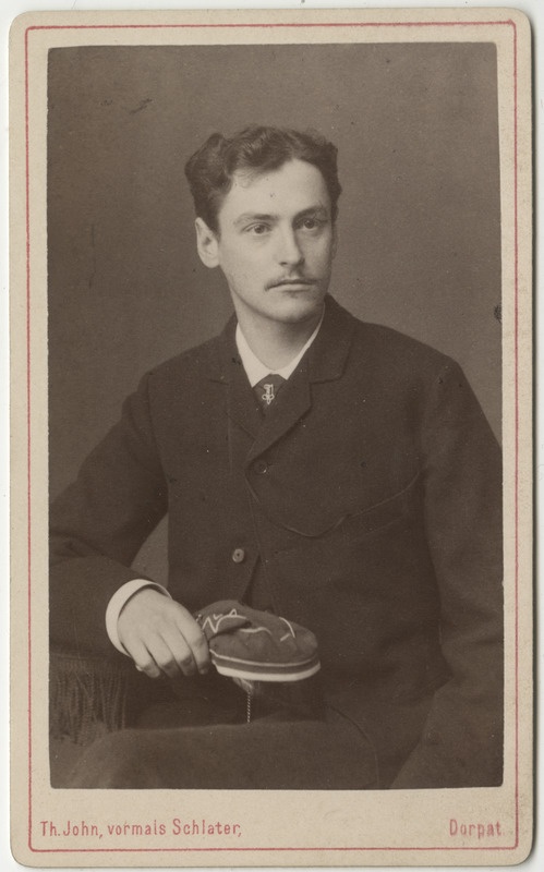 Korporatsioon "Estonia" liige Nikolai von Schulmann, portreefoto