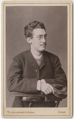 Korporatsioon "Estonia" liige John Scheel, portreefoto  duplicate photo