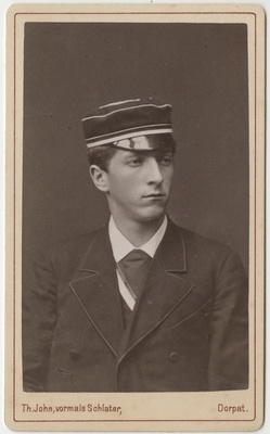 Korporatsioon "Estonia" liige parun Roman Taube, portreefoto  duplicate photo