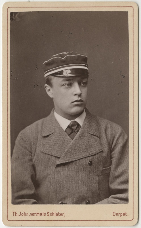 Korporatsioon "Estonia" liige Karl Loppenowe, portreefoto