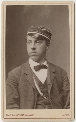 Korporatsioon "Estonia" liige Eugen Peters, portreefoto  duplicate photo