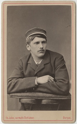 Korporatsioon "Estonia" liige Leo von Wilcken, portreefoto  duplicate photo