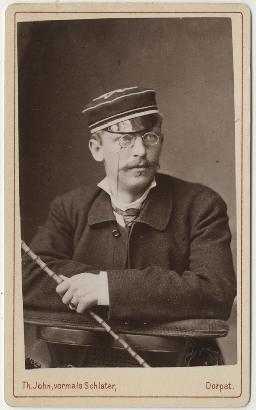 Korporatsioon "Estonia" liige Ernst von Rennenkampff, portreefoto