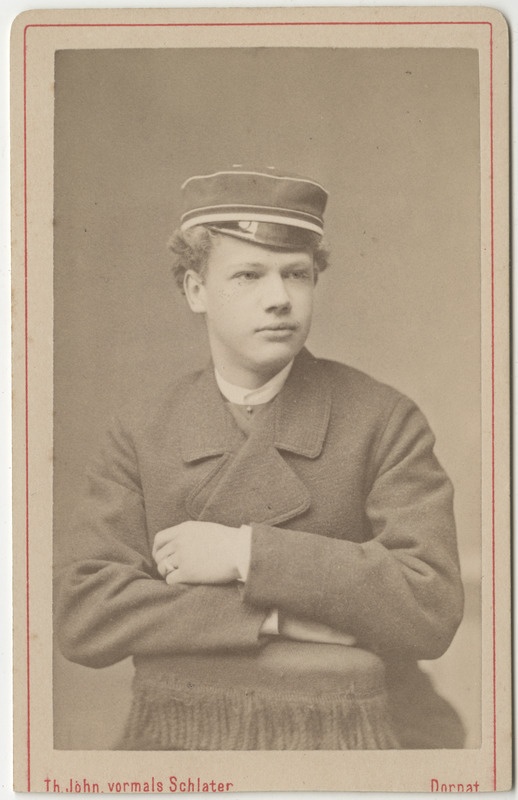 Korporatsioon "Estonia" liige Leo von Lingen, portreefoto