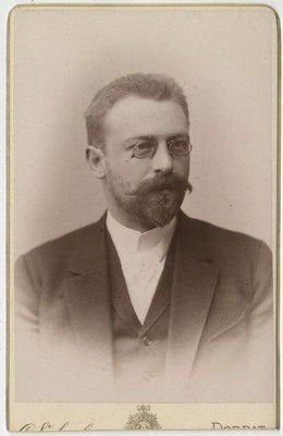 Korporatsioon "Estonia" liige Ernst von Rennenkampff, portreefoto  duplicate photo