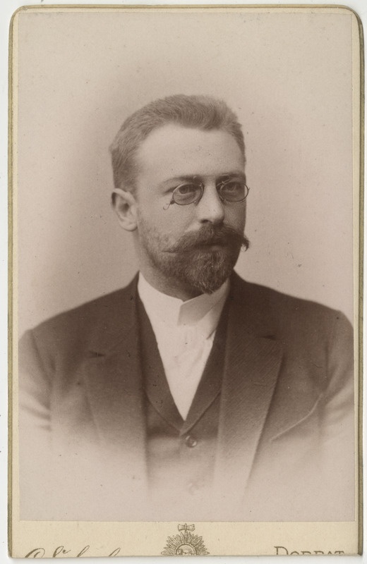 Korporatsioon "Estonia" liige Ernst von Rennenkampff, portreefoto