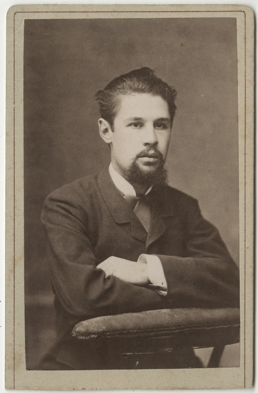 Korporatsioon "Estonia" liige Liborius Behning, portreefoto