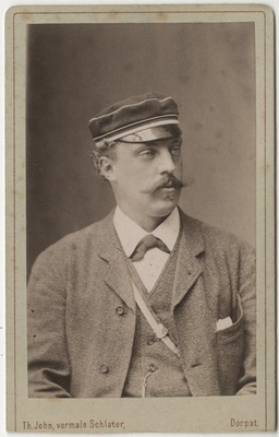 Korporatsioon "Estonia" liige Ernst Müller, portreefoto  duplicate photo