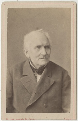 Tartu koolijuhataja Julius von Schröder, portreefoto  duplicate photo