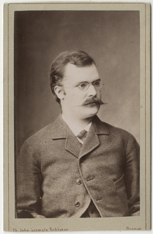 Korporatsioon "Estonia" liige Otto Hoffmann, portreefoto