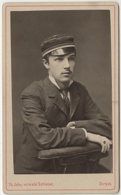 Korporatsiooni "Estonia" liige Otto von Gruenewaldt, portreefoto  duplicate photo