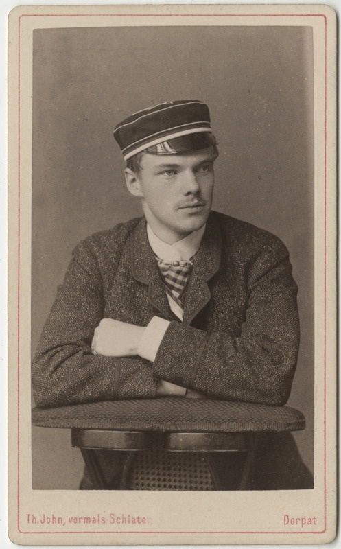 Korporatsioon "Estonia" liige Kuno von Bunge, portreefoto