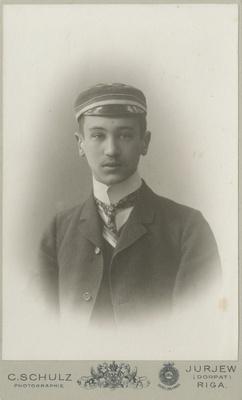 Korporatsioon "Estonia" liige Heinrich Fenner, portreefoto  duplicate photo