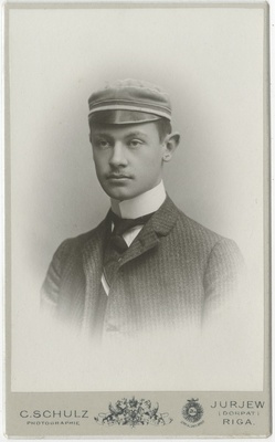 Korporatsioon "Estonia" liige Friedrich Schubert, portreefoto  duplicate photo