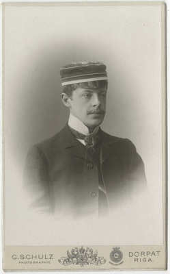 Korporatsioon "Estonia" liige Alfred Hunnius, portreefoto  duplicate photo