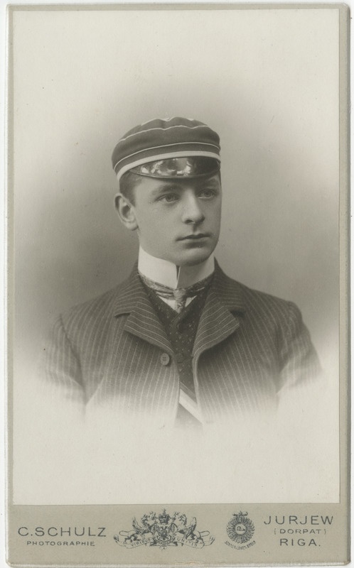 Korporatsioon "Estonia" liige Georg Hesse, portreefoto