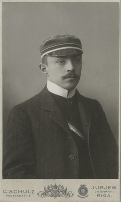 Korporatsioon "Estonia" liige Erwin Armsen, portreefoto  duplicate photo