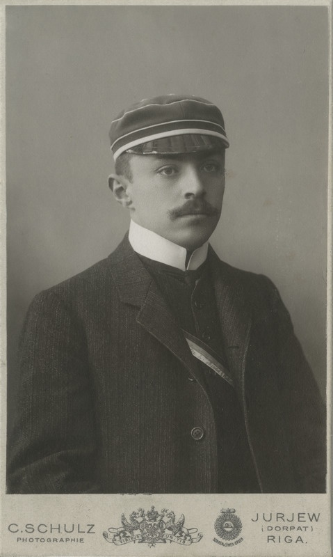 Korporatsioon "Estonia" liige Erwin Armsen, portreefoto