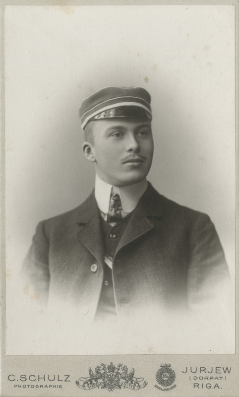 Korporatsioon "Estonia" liige, Walter von Kursell, portreefoto