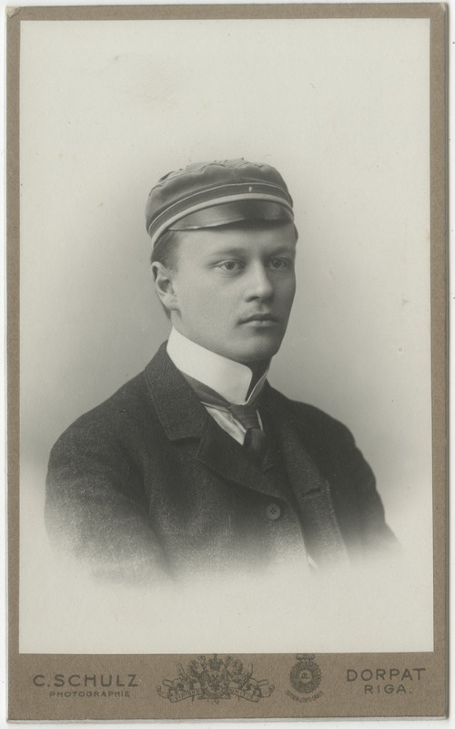 Korporatsioon "Estonia" liige Siegfried Bremen, portreefoto