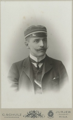 Korporatsioon "Estonia" liige Friedrich Hoffmann, portreefoto  duplicate photo