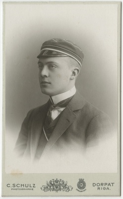 Korporatsioon "Estonia" liige Werner Stillmark, portreefoto  duplicate photo