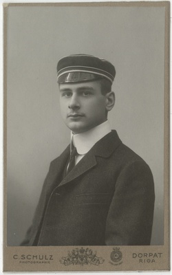 Korporatsioon "Estonia" liige Friedrich Eggers, portreefoto  duplicate photo