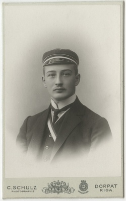 Korporatsioon "Estonia" liige Carlotto Winkler, portreefoto  duplicate photo