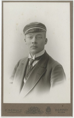 Korporatsioon "Estonia" liige Felix Knüpffer, portreefoto  duplicate photo
